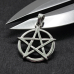 Pendant Classic Pentagram (silver, 925 assay value) (sp-138)
