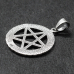 Pendant Pentagram in a braided circle (silver, 925 assay value) (sp-141)