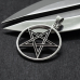 Pendant Pentagram in a circle (silver, 925 assay value) (sp-143)
