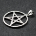 Pendant Pentagram in a circle (silver, 925 assay value) (sp-143)