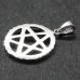 Pendant Pentagram "made of wood" (silver, 925 assay value) (sp-145)
