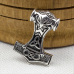 Pendant Thor's Hammer with triquetra and Infinity symbol (silver, 925 assay value) (sp-150)