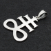 Pendant Leviathan Cross (silver, 925 assay value) (sp-155)