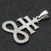 Pendant Leviathan Cross (silver, 925 assay value) (sp-155)