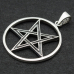 Pendant Pentagram inverted in a wheel (silver, 925 assay value) (sp-156) Pendant Pentagram inverted in a wheel (silver, 925 assay value) (sp-156)
