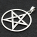 Pendant Large Pentagram in a circle (silver, 925 assay value) (sp-157) Pendant Large Pentagram in a circle (silver, 925 assay value) (sp-157)