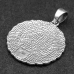Pendant Rune Odal (Odal rune) in a braided circle (silver, 925 assay value) (sp-177)