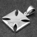 Pendant Templar Cross, small (silver, 925 assay value) (sp-182)