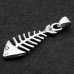 Pendant Fish Skeleton (silver, 925 assay value) (sp-185)