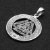 Valknut pendant, futhark (silver, 925 assay value) (sp-188) Valknut pendant, futhark (silver, 925 assay value) (sp-188)