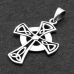 Pendant Celtic cross with triquetra (silver, 925 sample) (sp-190)