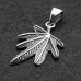 Cannabis pendant (silver, 925 assay value) (sp-191)