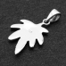 Cannabis pendant (silver, 925 assay value) (sp-191)