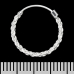 Earring, braided ring (eas-166)