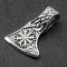Pendant Perun's Axe (Helmet of Terror Aegishjalmur) (silver, 925 assay value) (sp-207)