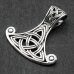 Pendant of Perun's Axe with Triquetra (silver, 925 assay value) (sp-211)