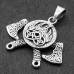 Pendant Shield with axes and the seal of Veles (silver, 925 assay value) (sp-213)