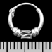 Earring, ring with pattern (eas-126)