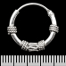 Earring, ring with pattern (eas-131)