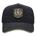 Black baseball cap with Trident patch in the form of runes (uacp-004)
