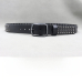 Leather belt Two rows of small spikes and two rows of rivets (bсl-002)