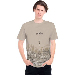 Beige T-shirt Urbanist Kiev (wheel)