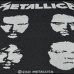 Sew on patch Metallica "The Black Album" (faces of band) (ofp-005)