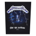 Metallica "Ride the Lightning" Back Patch (olbp-004)