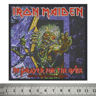 Sew on patch IRON MAIDEN - NO PRAYER FOR THE DYING in blister (ofpb-083)