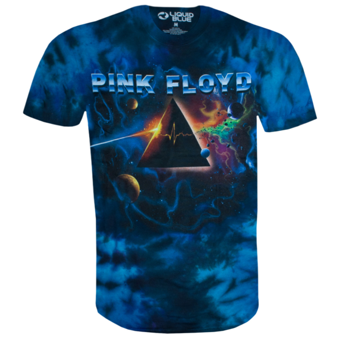 Pink Floyd - Pulsar Prism (Tie-Dye) Liquid Blue T-shirt