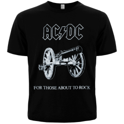 AC/DC - FOR THOSE ABOUT TO ROCK T-shirt (Officially Licensed)