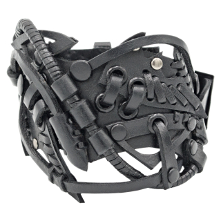 Steampunk (bsp-39) Black Bracelet