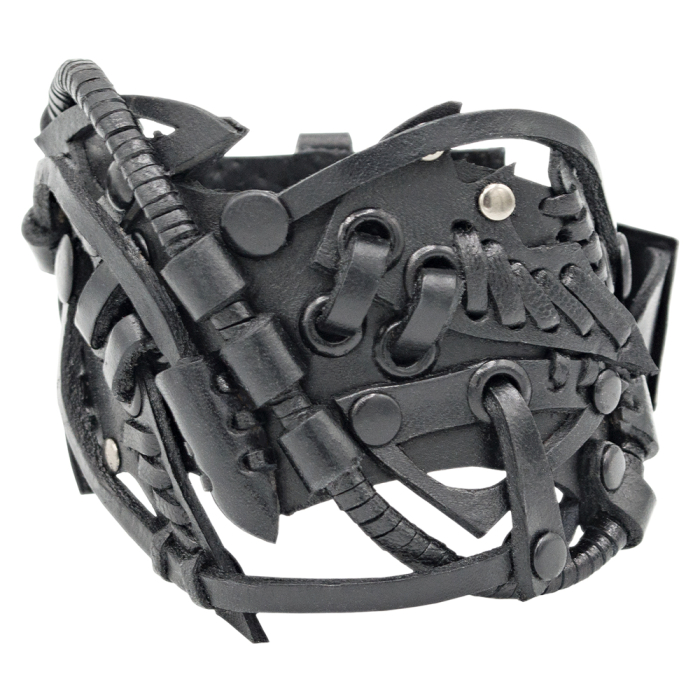 Steampunk (bsp-39) Black Bracelet