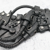 Steampunk (bsp-41) Black Bracelet