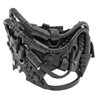 Steampunk (bsp-41) Black Bracelet