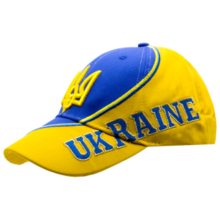 3D Trident Ukraine (Yellow and Blue) uac-007 Baseball Cap Ukraine