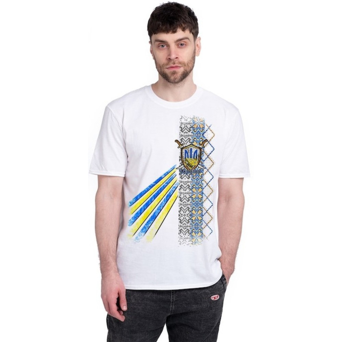 Trident (Pattern (White)) T-Shirt