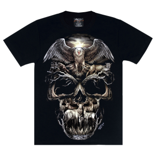 Skull made of animals (glows in the dark) T-Shirt