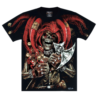 Jester With Axe (glows in the dark) T-Shirt