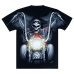 Skeleton in a Red T-shirt on a Motorcycle (glows in the dark) T-Shirt