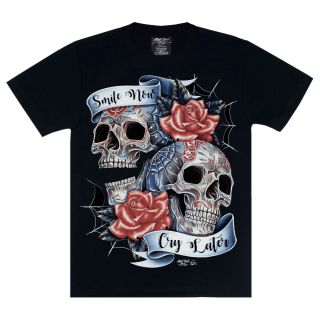 Smile Now - Cry Later (glows in the dark) T-Shirt