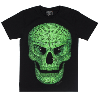 Green Skull (3D, Glowing in the Dark) T-Shirt