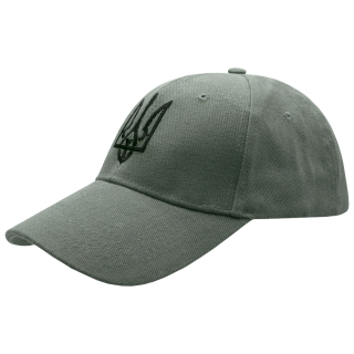 Trident (black Trident, olive gray) uac-016 Baseball Cap Ukraine
