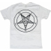 Satan Crew (Pentagram) (White) T-Shirt