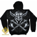 Viking (Skull Opposite Viking) Kangaroo Pocket Hoodie
