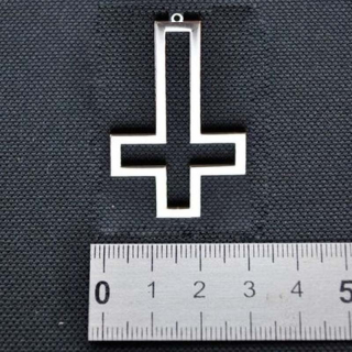 Inverted Сross Steel Pendant