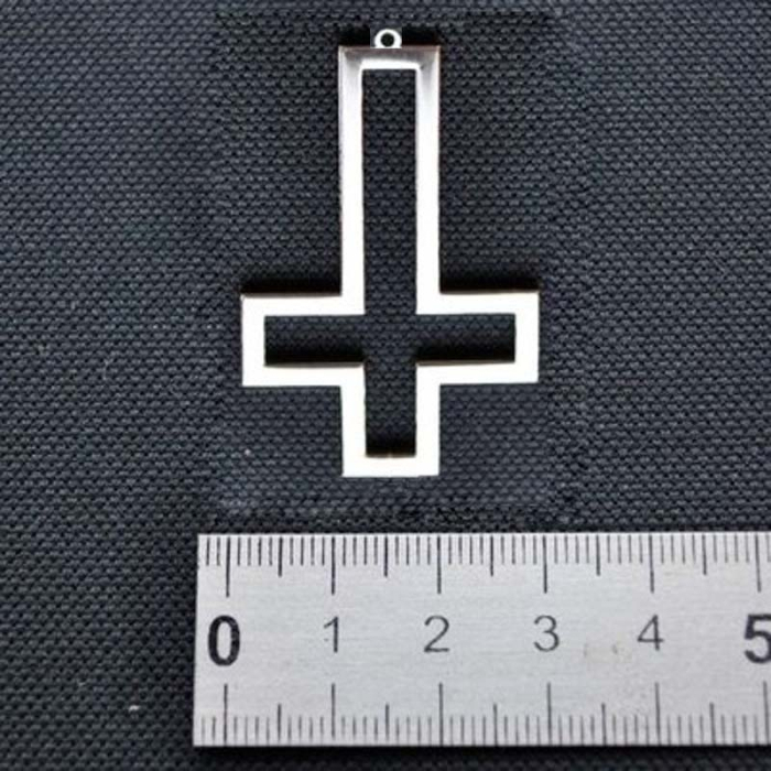 Inverted Сross Steel Pendant