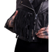 First (with Fringe) Women's Leather Biker Jacket