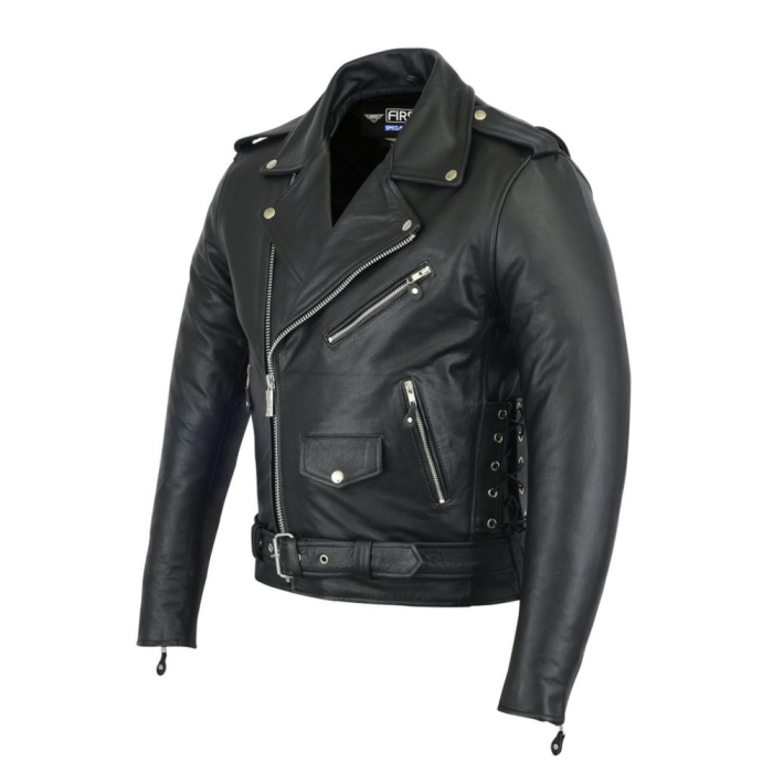 Leather Biker Jacket (Classic)