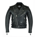 First (Classic, Two Zippers) Leather Biker Jacket